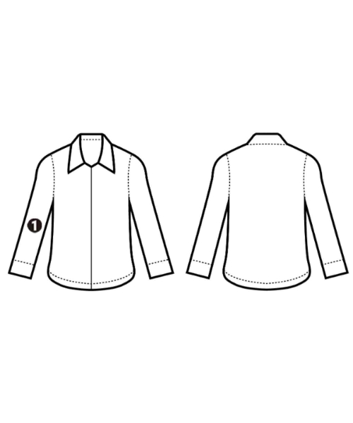 robe de chambre（ローブドシャンブル）カジュアルシャツ 黒 サイズ:S レディース/2200704287037
