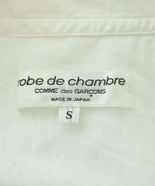 robe de chambre（ローブドシャンブル）カジュアルシャツ 白 サイズ:S レディース/2200705171274
