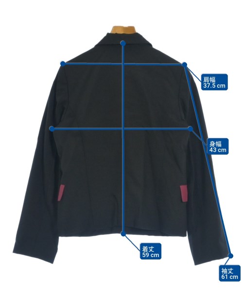 robe de chambre（ローブドシャンブル）ジャケット 黒 サイズ:M レディース/2200705140355
