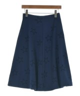 robe de chambre（ローブドシャンブル）ひざ丈スカート 紺 サイズ:M レディース/2200705497152