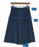 robe de chambre（ローブドシャンブル）ひざ丈スカート 紺 サイズ:M レディース/2200705497152