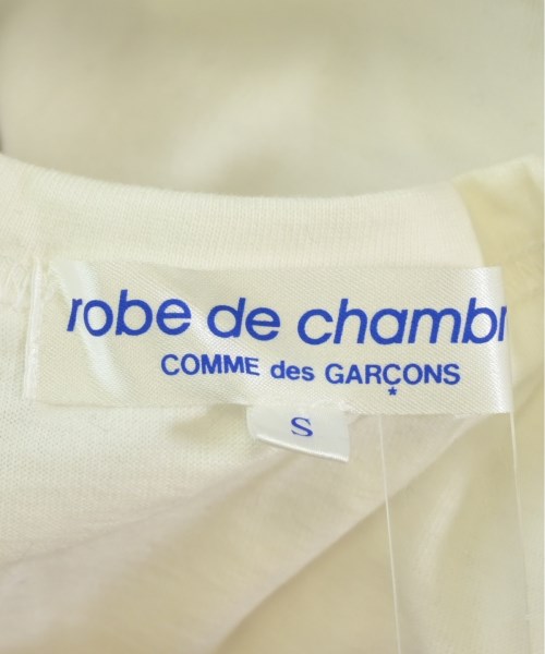 robe de chambre（ローブドシャンブル）Tシャツ・カットソー 白 サイズ:S レディース/2200705739177