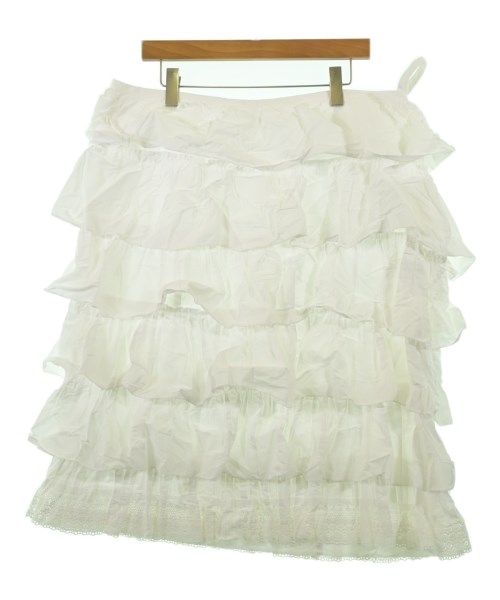 robe de chambre（ローブドシャンブル）ロング・マキシ丈スカート 白 サイズ:F レディース/2200704614031
