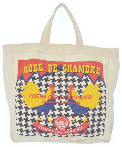 robe de chambre(ローブドシャンブル)トートバッグ 白 サイズ:-/2200663451135