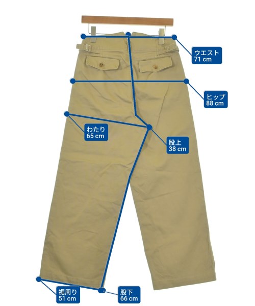 robe de chambre（ローブドシャンブル）チノパン ベージュ サイズ:M レディース/2200662238072