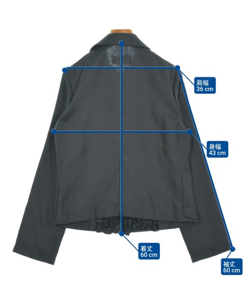 robe de chambre（ローブドシャンブル）カジュアルジャケット 黒 サイズ:-(M位) レディース/2200662910107