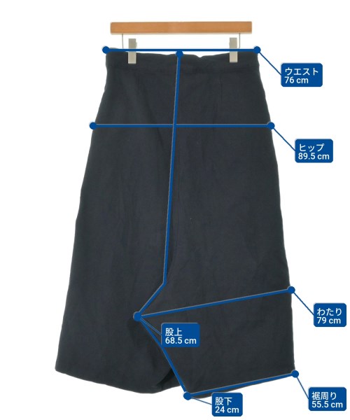 robe de chambre（ローブドシャンブル）クロップドパンツ 紺 サイズ:M レディース/2200662888031