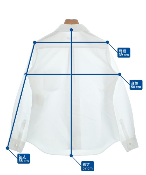 robe de chambre（ローブドシャンブル）ブラウス 白 サイズ:M レディース/2200662888130