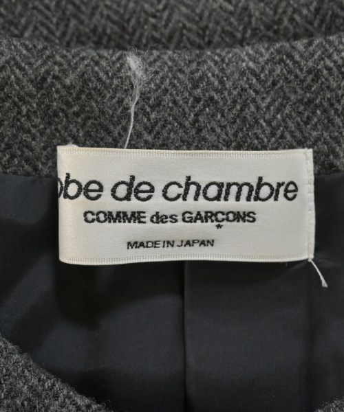 robe de chambre（ローブドシャンブル）ノーカラージャケット グレー サイズ:-(M位) レディース/2200670740062