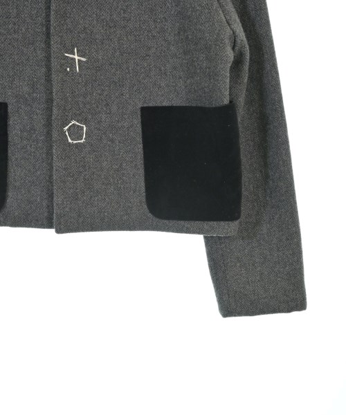 robe de chambre（ローブドシャンブル）ノーカラージャケット グレー サイズ:-(M位) レディース/2200670740062