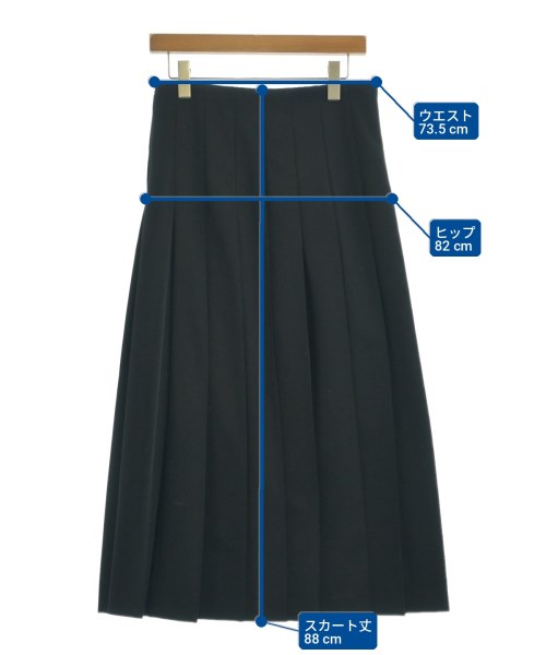 robe de chambre（ローブドシャンブル）ロング・マキシ丈スカート 黒 サイズ:M レディース/2200718365035