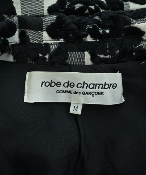 robe de chambre（ローブドシャンブル）カジュアルジャケット 黒 サイズ:M レディース/2200684388045