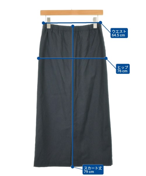 robe de chambre（ローブドシャンブル）ロング・マキシ丈スカート 黒 サイズ:M レディース/2200684094052