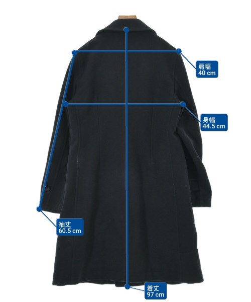 robe de chambre（ローブドシャンブル）ピーコート 紺 サイズ:M レディース/2200690344011