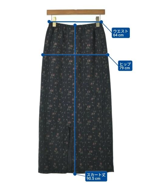 robe de chambre（ローブドシャンブル）ロング・マキシ丈スカート 紺 サイズ:-(S位) レディース/2200691590110