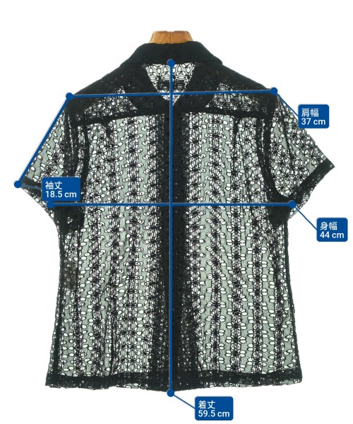 robe de chambre（ローブドシャンブル）ブラウス 黒 サイズ:M レディース/2200691713137
