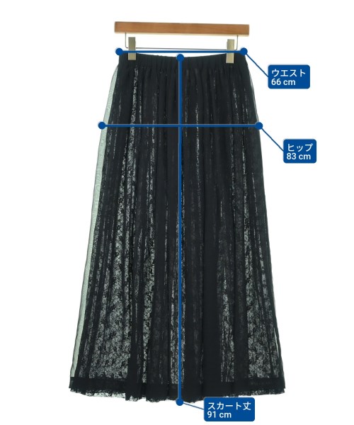 robe de chambre（ローブドシャンブル）ロング・マキシ丈スカート 紺 サイズ:-(S位) レディース/2200687401109