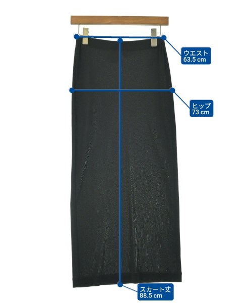 robe de chambre（ローブドシャンブル）ロング・マキシ丈スカート 黒 サイズ:-(M位) レディース/2200683753424