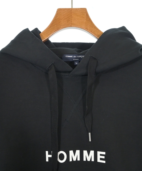 COMME des GARCONS HOMME（コムデギャルソンオム）パーカー 黒 サイズ:L メンズ/2200433088110