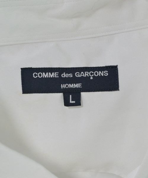 COMME des GARCONS HOMME（コムデギャルソンオム）カジュアルシャツ 白 サイズ:L メンズ/2200547670133