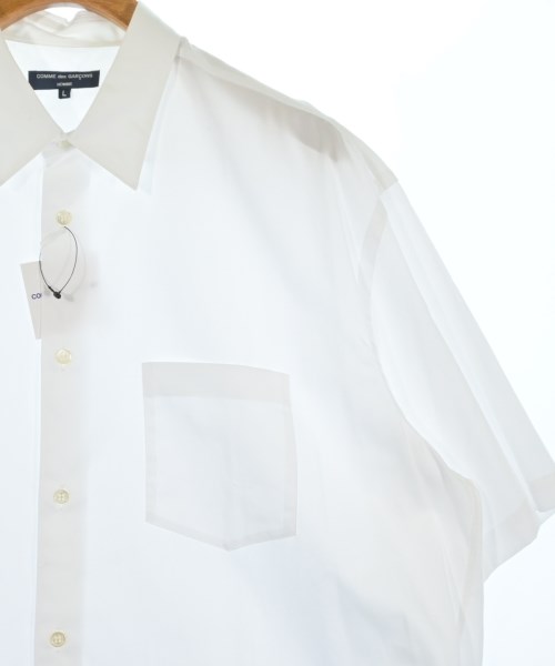 COMME des GARCONS HOMME（コムデギャルソンオム）カジュアルシャツ 白 サイズ:L メンズ/2200547670133