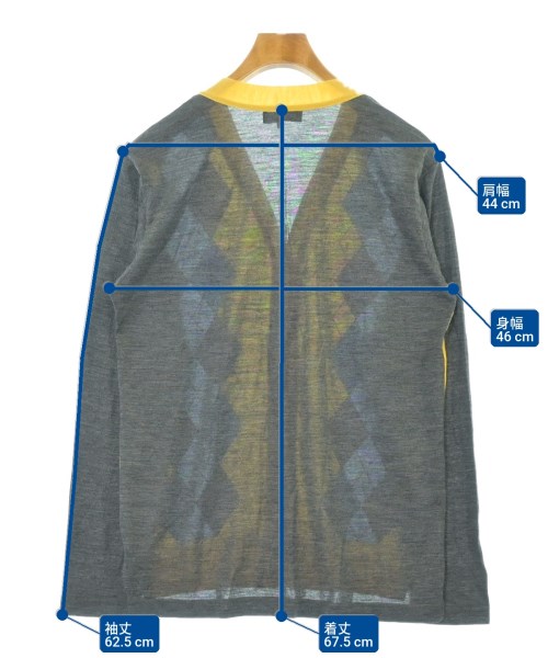 COMME des GARCONS HOMME（コムデギャルソンオム）カーディガン 黄 サイズ:S メンズ/2200634538247