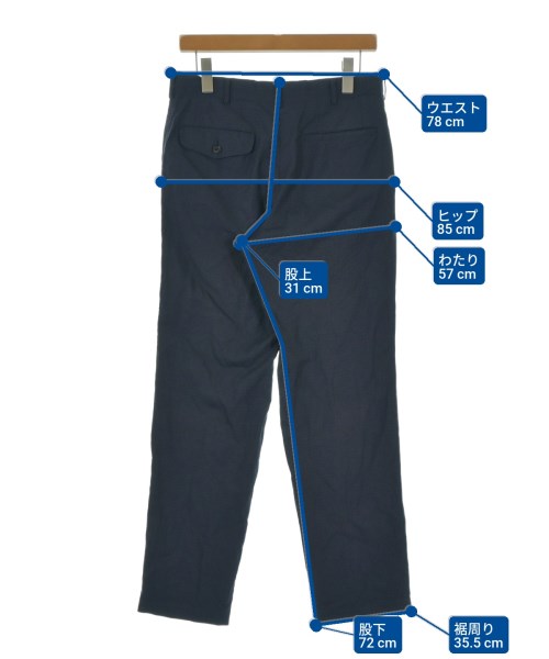 COMME des GARCONS HOMME（コムデギャルソンオム）スラックス 青 サイズ:SS(S位) メンズ/2200634796012
