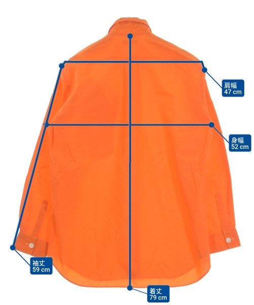 COMME des GARCONS HOMME（コムデギャルソンオム）カジュアルシャツ オレンジ サイズ:-(M位) メンズ/2200621171037