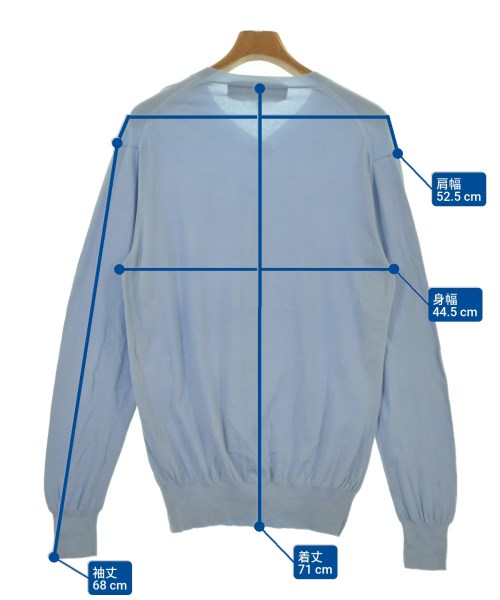 COMME des GARCONS HOMME（コムデギャルソンオム）ニット・セーター 青 サイズ:M メンズ/2200621171129