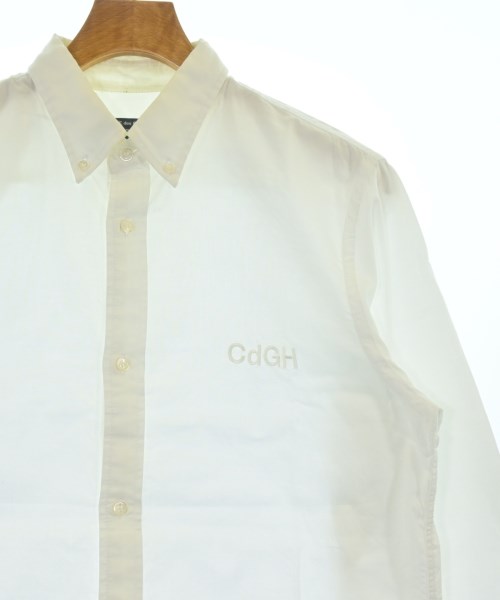 COMME des GARCONS HOMME（コムデギャルソンオム）カジュアルシャツ 白 サイズ:L メンズ/2200634821080