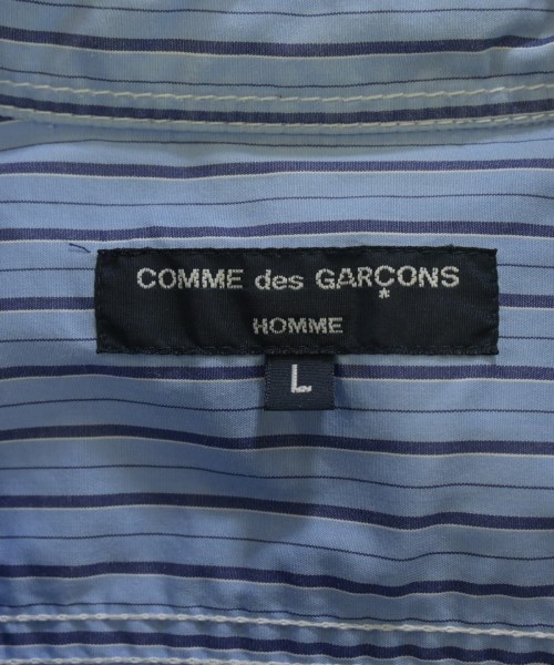 COMME des GARCONS HOMME（コムデギャルソンオム）カジュアルシャツ 青 サイズ:L メンズ/2200634821097