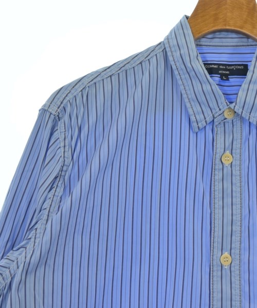 COMME des GARCONS HOMME（コムデギャルソンオム）カジュアルシャツ 青 サイズ:L メンズ/2200634821097