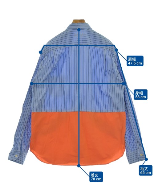 COMME des GARCONS HOMME（コムデギャルソンオム）カジュアルシャツ 青 サイズ:L メンズ/2200634821097