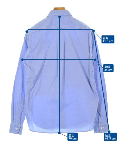 COMME des GARCONS HOMME（コムデギャルソンオム）カジュアルシャツ 青 サイズ:XS メンズ/2200636342057