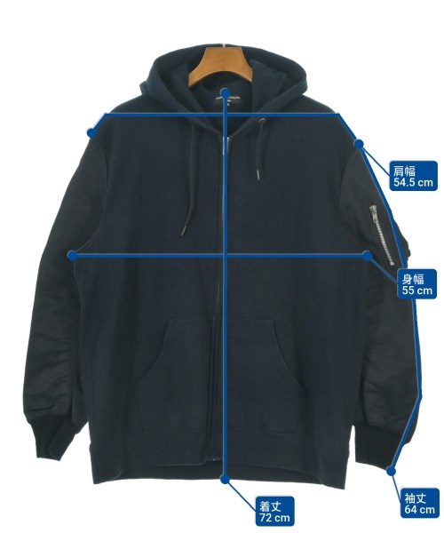 COMME des GARCONS HOMME（コムデギャルソンオム）パーカー 紺 サイズ:M メンズ/2200636435032