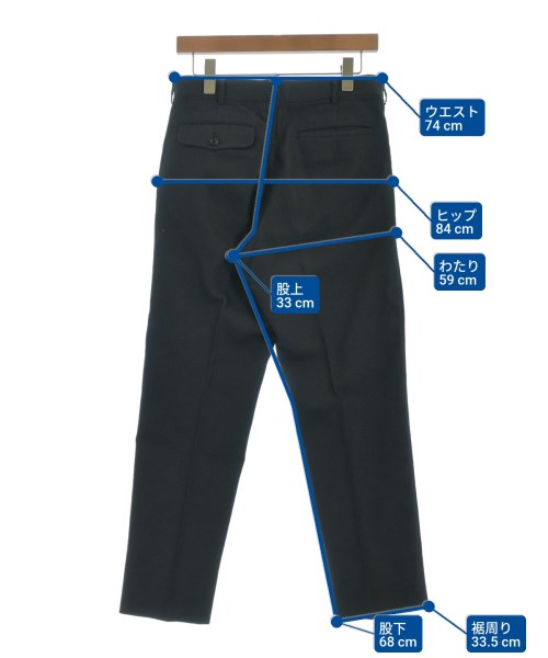 COMME des GARCONS HOMME（コムデギャルソンオム）スラックス 黒 サイズ:S メンズ/2200636470026
