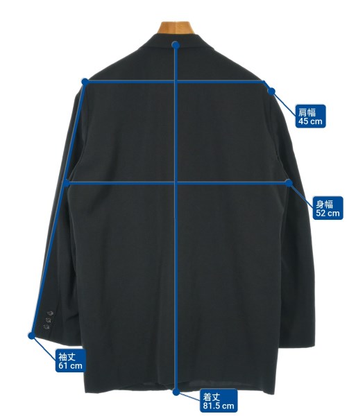 COMME des GARCONS HOMME（コムデギャルソンオム）ジャケット 黒 サイズ:M メンズ/2200636604049