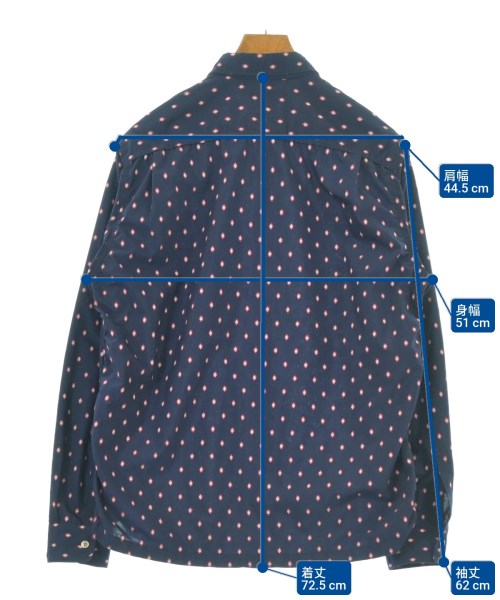 COMME des GARCONS HOMME（コムデギャルソンオム）カジュアルシャツ 紺 サイズ:M メンズ/2200620559041