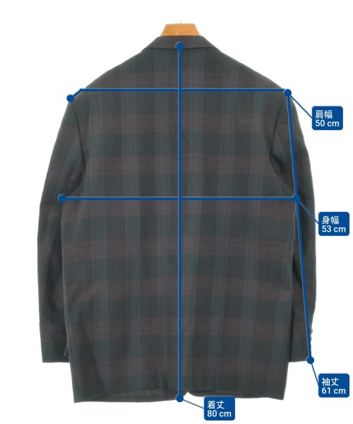 COMME des GARCONS HOMME（コムデギャルソンオム）テーラードジャケット 緑 サイズ:M メンズ/2200637387026