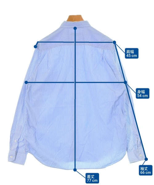 COMME des GARCONS HOMME（コムデギャルソンオム）カジュアルシャツ 青 サイズ:L メンズ/2200638055047