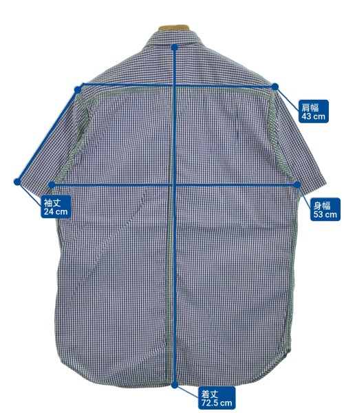 COMME des GARCONS HOMME（コムデギャルソンオム）カジュアルシャツ 紺 サイズ:S メンズ/2200609208052