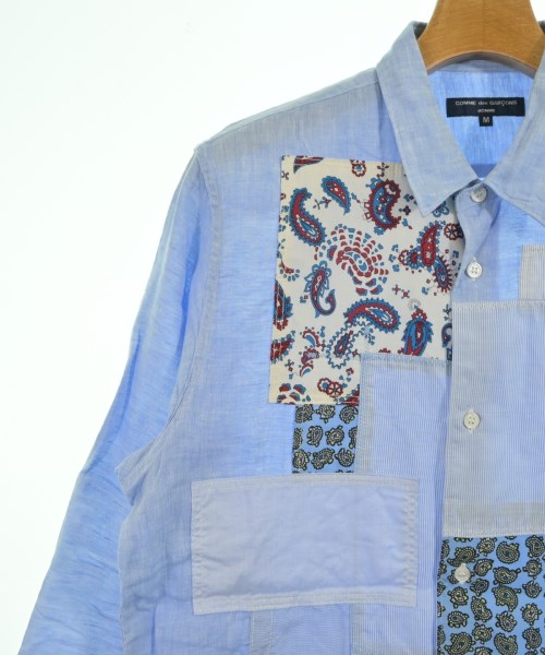 COMME des GARCONS HOMME（コムデギャルソンオム）カジュアルシャツ 青 サイズ:M メンズ/2200609208069