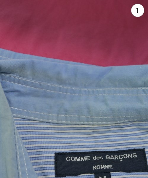 COMME des GARCONS HOMME（コムデギャルソンオム）カジュアルシャツ 青 サイズ:M メンズ/2200609208083