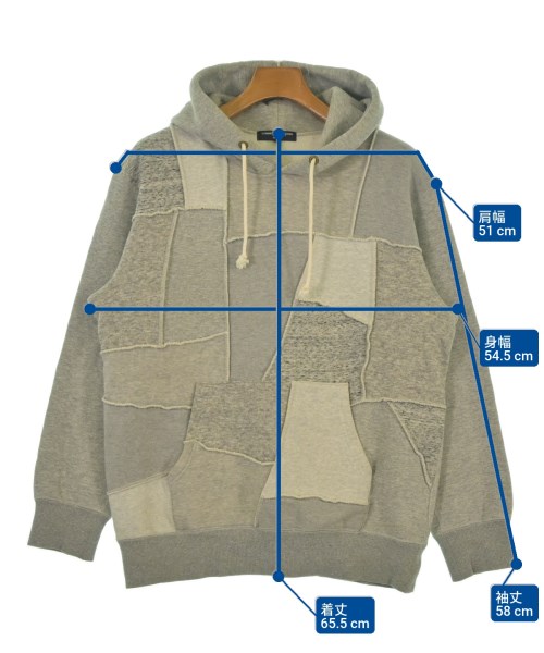 COMME des GARCONS HOMME（コムデギャルソンオム）パーカー グレー サイズ:S メンズ/2200609208335