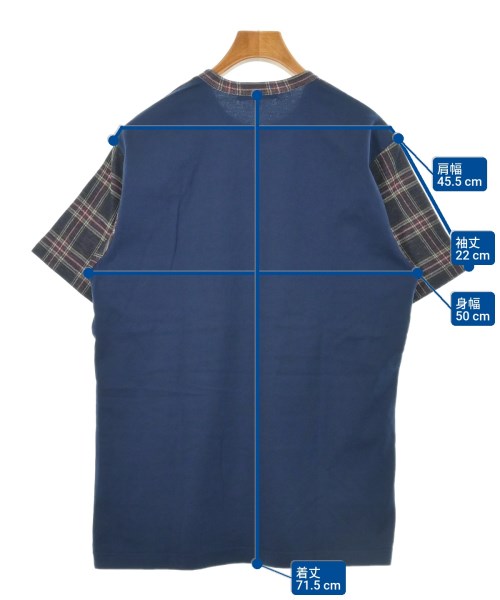 COMME des GARCONS HOMME（コムデギャルソンオム）Tシャツ・カットソー 紺 サイズ:M メンズ/2200609208595