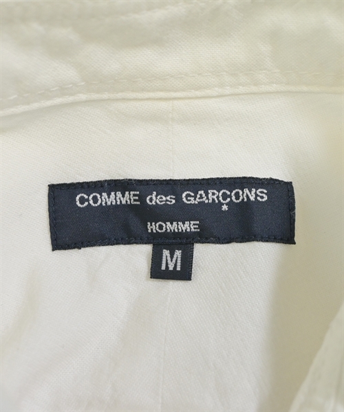 COMME des GARCONS HOMME（コムデギャルソンオム）カジュアルシャツ 白 サイズ:M メンズ/2200638536058