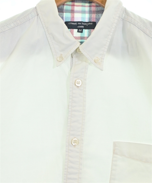 COMME des GARCONS HOMME（コムデギャルソンオム）カジュアルシャツ 白 サイズ:M メンズ/2200638536126
