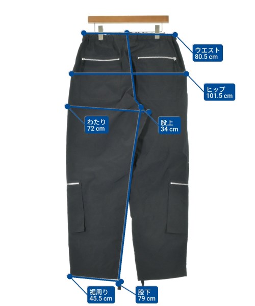 COMME des GARCONS HOMME（コムデギャルソンオム）カーゴパンツ 黒 サイズ:L メンズ/2200638697056