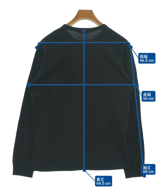 COMME des GARCONS HOMME（コムデギャルソンオム）Tシャツ・カットソー 黒 サイズ:M メンズ/2200638827033