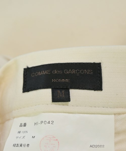 COMME des GARCONS HOMME（コムデギャルソンオム）チノパン 白 サイズ:M メンズ/2200626620134